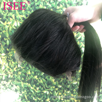 Transparent 100% Brazilian 360 Lace Frontal Closure Human Hair Wig Straight 360 Hd Swiss Lace Front Wig Vendors